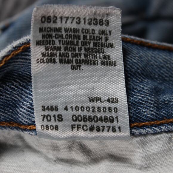 Levi’s 550 Jeans Mens 34x32 Light Wash Relaxed Fit Tapered Leg Non Stretch Y2K - Picture 12 of 12